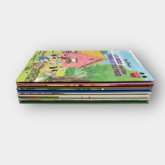 Vintage Disney Hardcover Storybook Lot Random House Golden Press Damaged - Picture 2 of 11